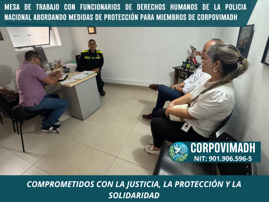 REUNIÓN CON LA OFICINA DE DERECHOS HUMANOS DE LA POLICIA METROPOLITANA DE BUCARAMANGA.